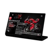 Display Plaque stand for Set 42107 Panigale V4 R, MP067