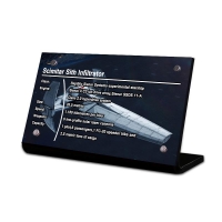 Display Plaque stand for Set 75096 Scimitar Sith Infiltrator, SW024 