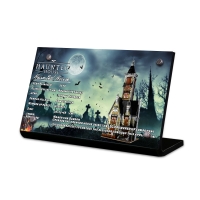 Display Plaque stand for Set 10273 Haunted House, MP066