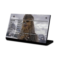 Display Plaque stand for Set 75530 Chewbacca, SW011 