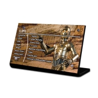 Display Plaque stand for Set C-3PO, SW055 
