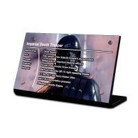 Display Plaque stand for Set 75121 Imperial Death Trooper, SW069 