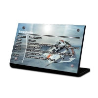 Display Plaque stand for Set 75144 10129 Snowspeeder, SW078