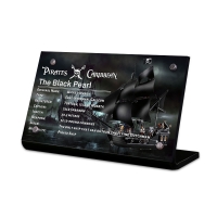 Display Plaque stand for Set 4184 The Black Pearl, MP025