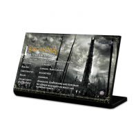 Display Plaque stand for Set 10237 Lord of the Rings The Tower of Orthanc, MP093