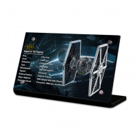 Display Plaque stand for Set 75300 Imperial TIE Fighter, MP136 