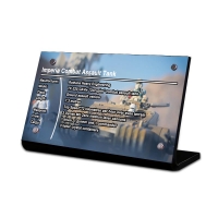 Display Plaque stand for Set 75152 Imperia Combat Assault Tank, SW042