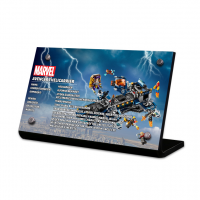 Display Plaque stand for Set 76153 Helicarrier, MP080
