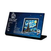 Display Plaque stand for Set 21333 The Starry Night , MP214 