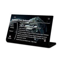 Display Plaque stand for MOC Starhawk Class Battleship, SW135