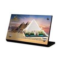 Display Plaque stand for Set 21058 Great Pyramid of Giza , MP212 