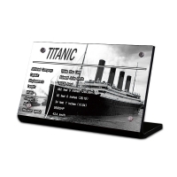 Display Plaque stand for Set 10294 Titanic, MP183,V3