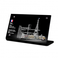 Display Plaque stand for Set 21044 Paris Skyline, MP126