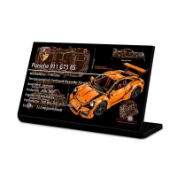 Display Plaque stand for Set 42056 911 GT3RS， MP008