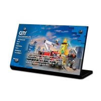Display Plaque stand for Set 60282 City Fire Command Unit, MP158