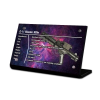 Display Plaque stand for Set E-11 Blaster Rifle, SW091